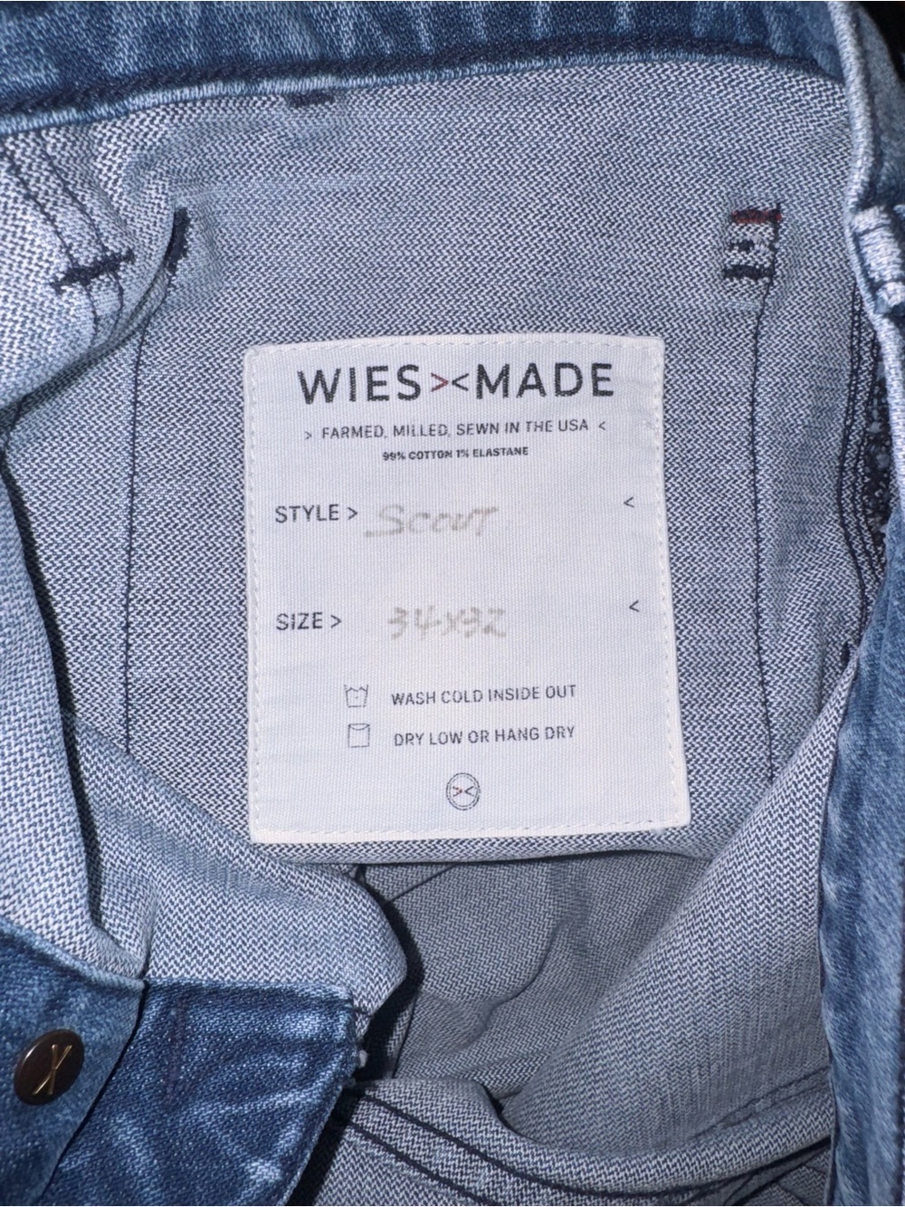 MEN SCOUT JEAN | SALT DENIM MILITARY PANT - Picture 4 of 4